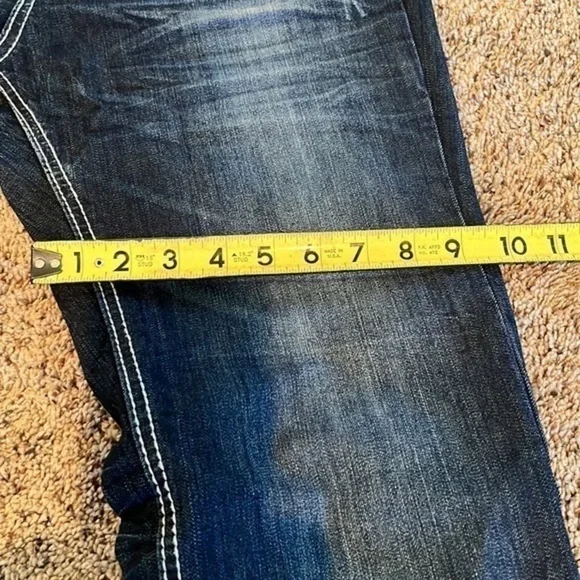 ND Weekend low rise Indigo Distressed Bling jean. Size 12. - Picture 10 of 10